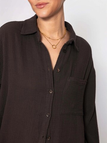 SASSYCLASSY Bluse‌‌‌‌‌‌ in Braun