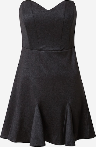 Trendyol - Vestido de gala en negro: frente