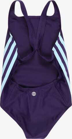 ADIDAS PERFORMANCE Athletic Swimwear 'Athly V 3-Stripes' in Purple