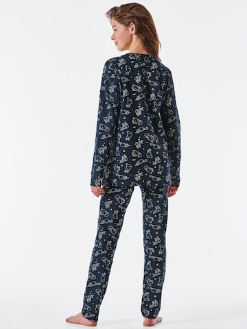 SCHIESSER Pajamas in Blue