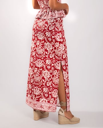 THE-ARE - Falda en rojo