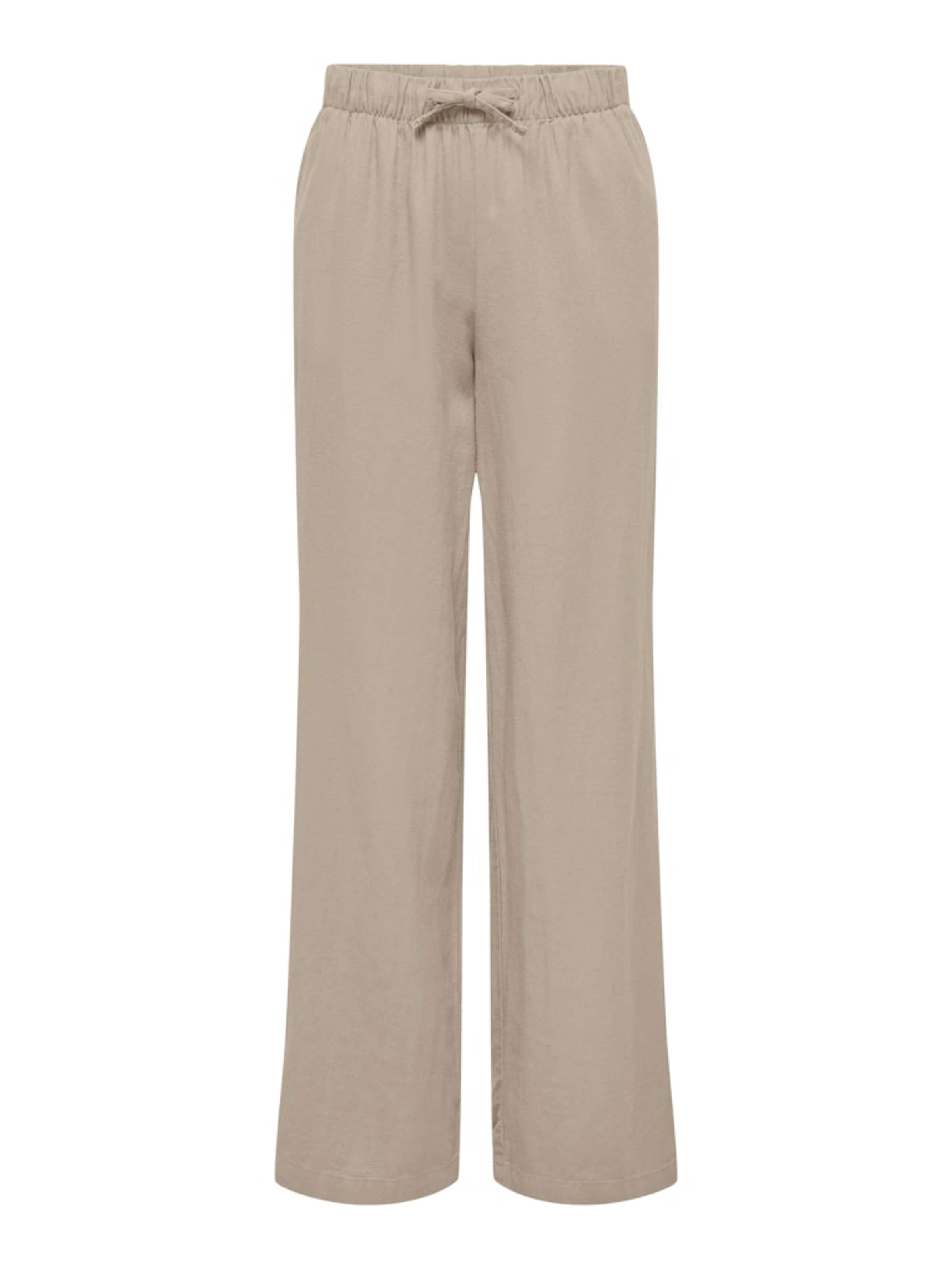 Pantalon 'ONLCARO' ONLY en beige : devant