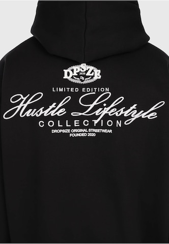 Dropsize Sweatshirt 'Hustle' in Zwart