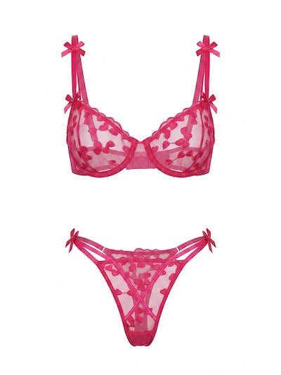 Set di biancheria 'Amore Rosa' in 75 L.BEV di colore rosa chiaro, Visualizzazione prodotti