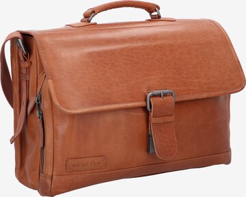 Plevier Document Bag in Brown