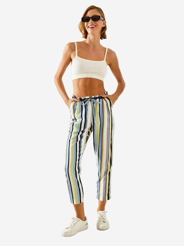 Bianco Lucci Regular Broek in Blauw