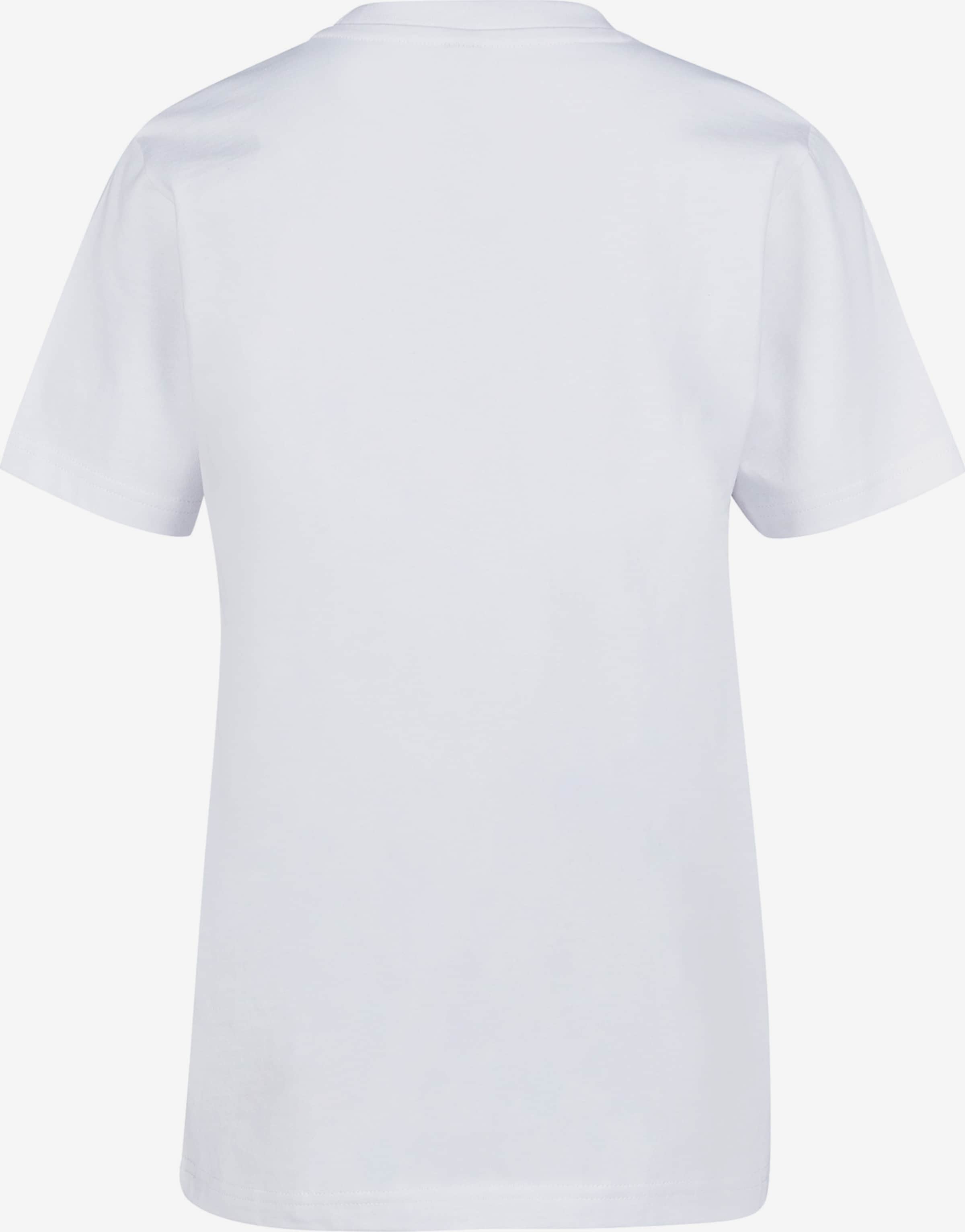 F4NT4STIC T-Shirt 'Tänzerin bunt' in Weiß | ABOUT YOU