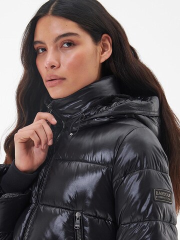 Barbour International Winter Coat in Black