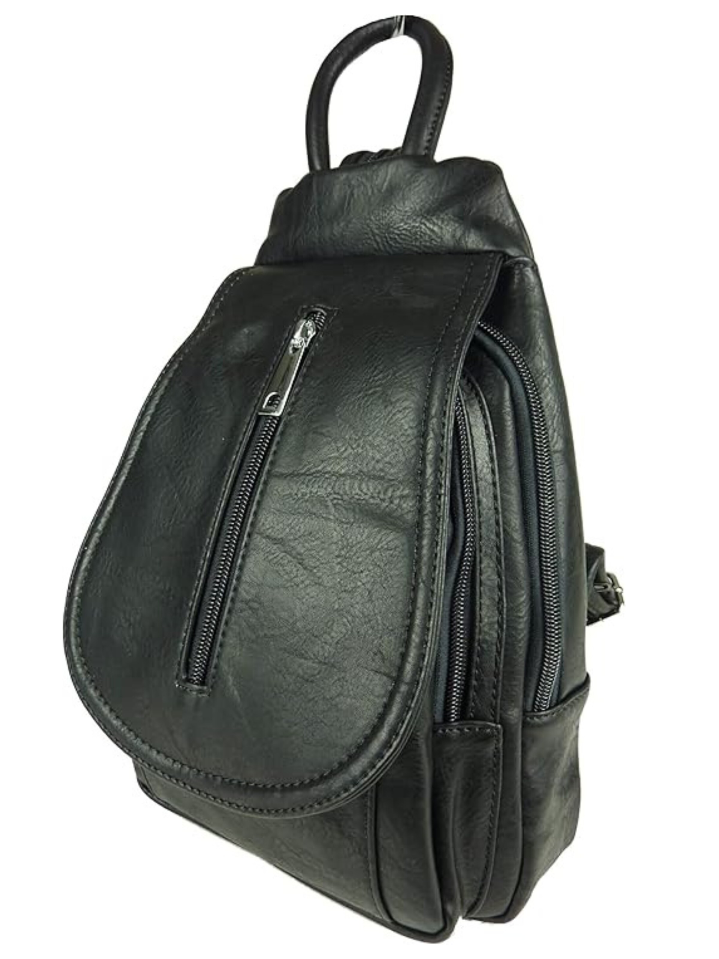 Kumixi Backpack in Black: front