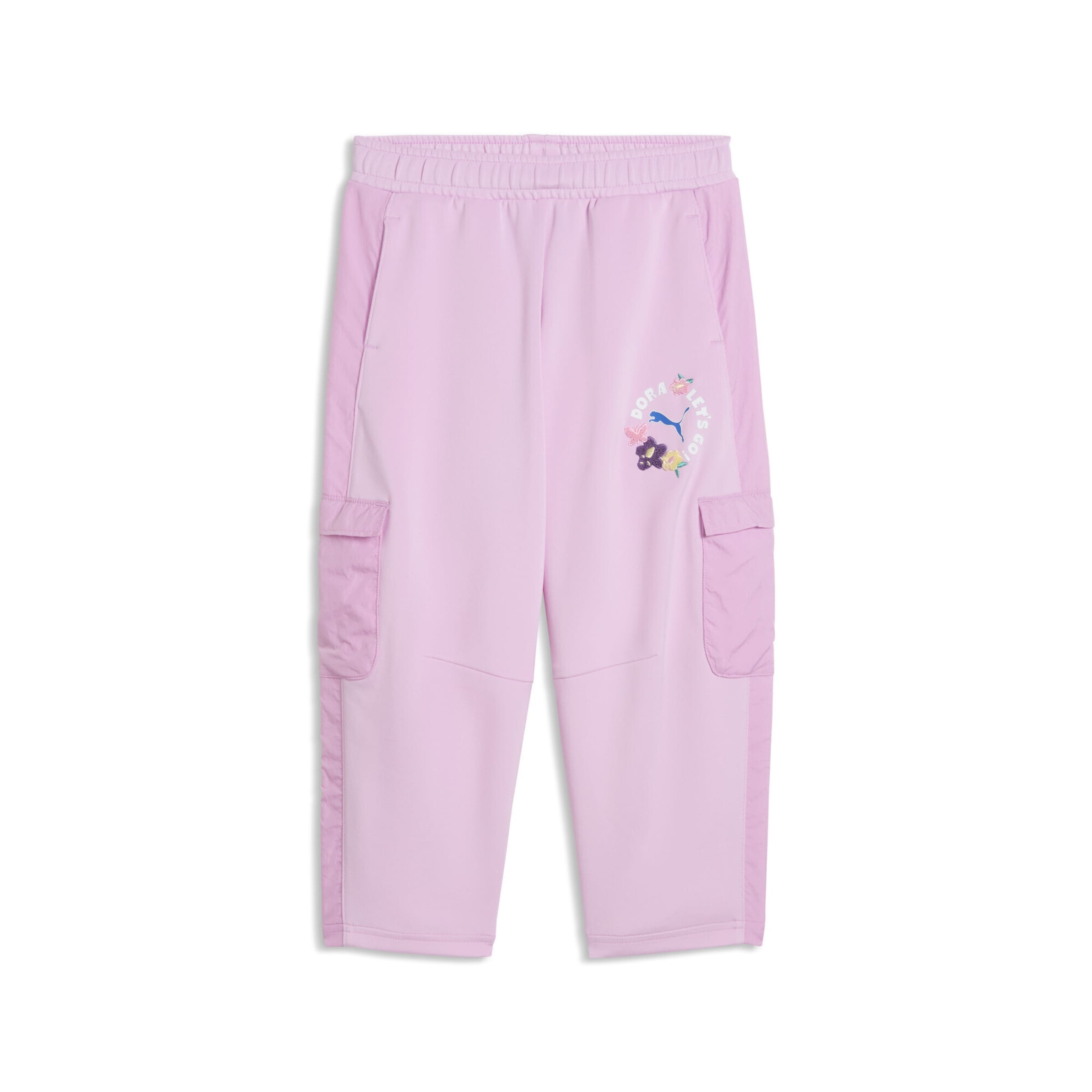 PUMA Regular Sportbroek in Roze: voorkant