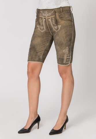 STOCKERPOINT Regular Trachtenhose 'Antonia' in Braun