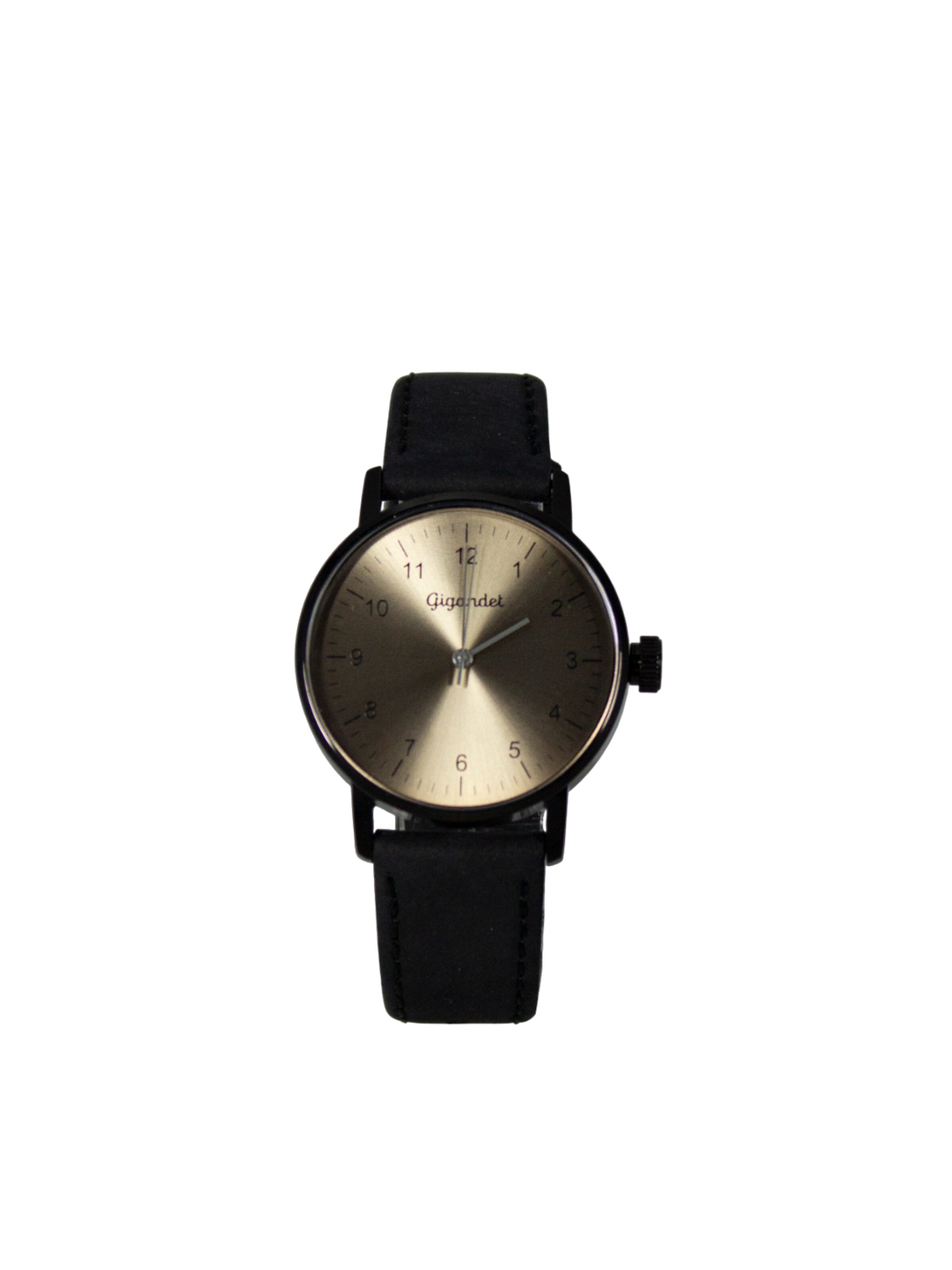 Gigandet Analog Watch 'MINIMALISM' in Black: front