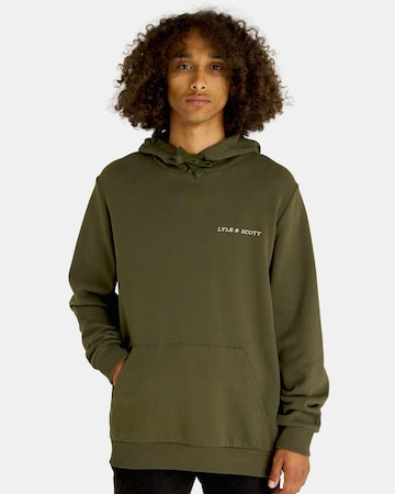 Lyle & Scott Sweatshirt in Green: front