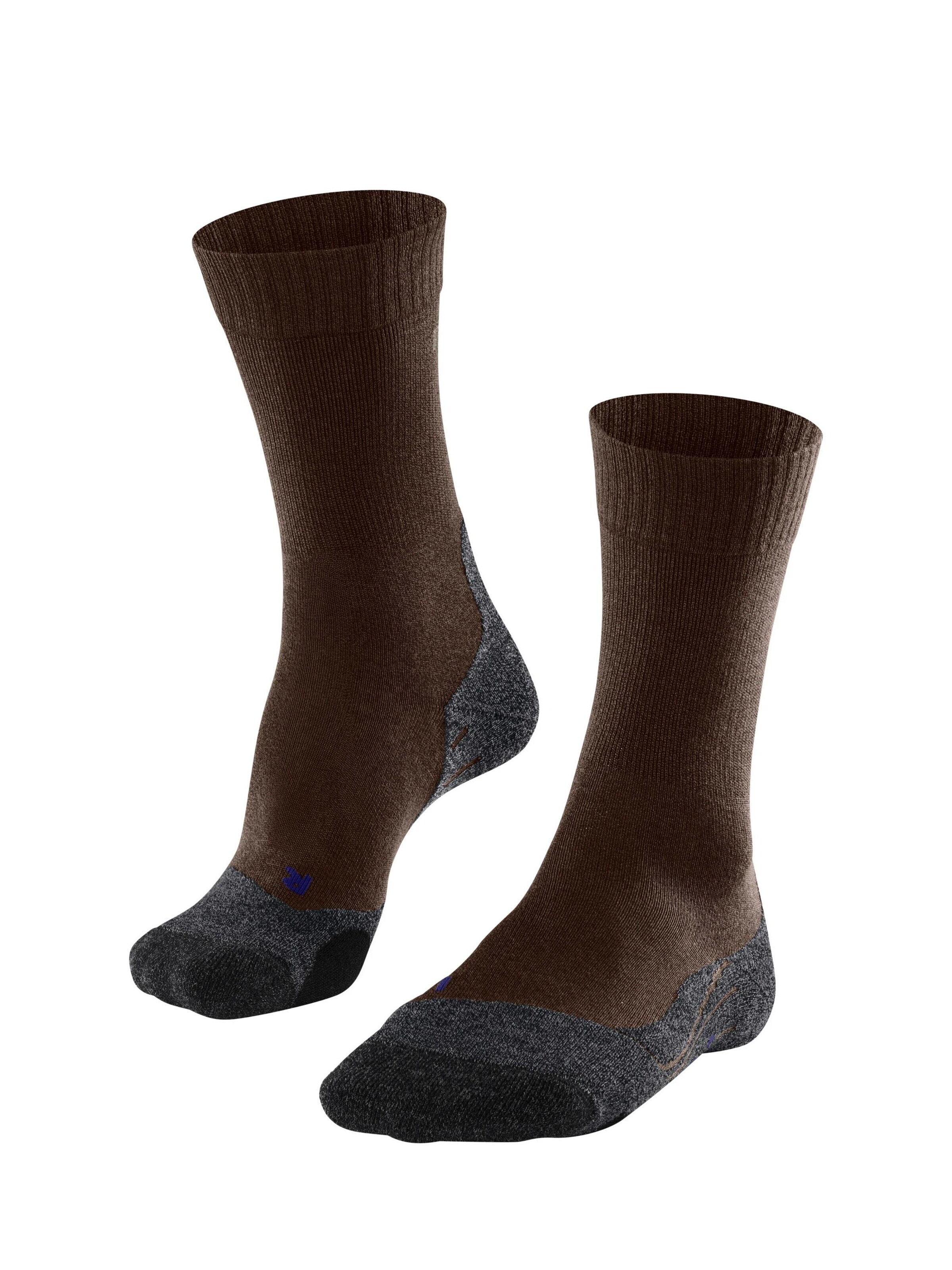 FALKE Sportsocken 'TK2 Explore Cool'‌‌ in Braun: Vorderseite