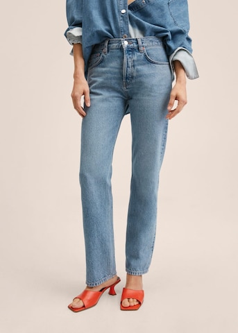 MANGO Regular Jeans 'Bella' in Blauw: voorkant