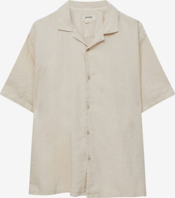 Camicia di Pull&Bear in beige: frontale