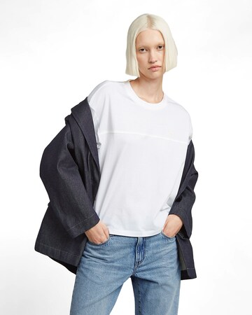 G-STAR Shirt 'Horizontal Seam' in White