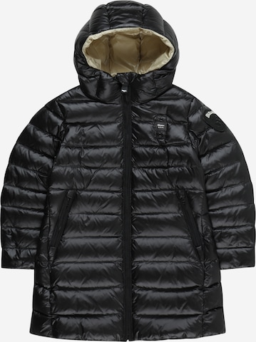 Manteau Blauer.USA en noir : devant