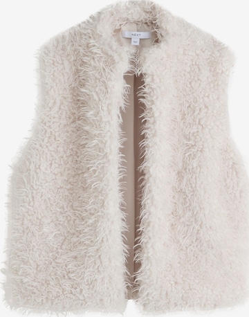 Next Weste in Beige: Vorderseite