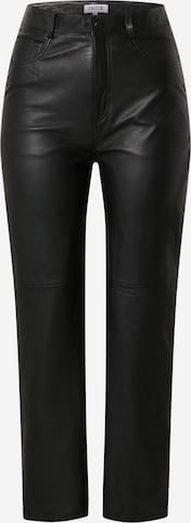 EDITED Normalny krój Spodnie 'Maria' w kolorze czarny: przód