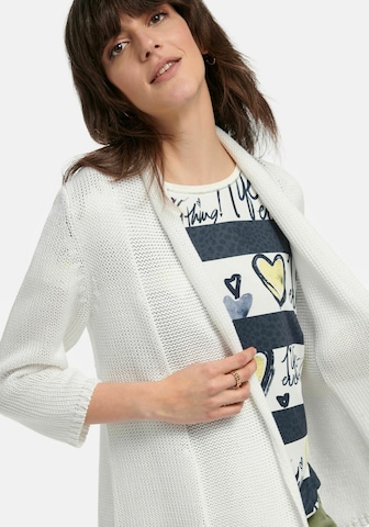 Peter Hahn Knit Cardigan in White