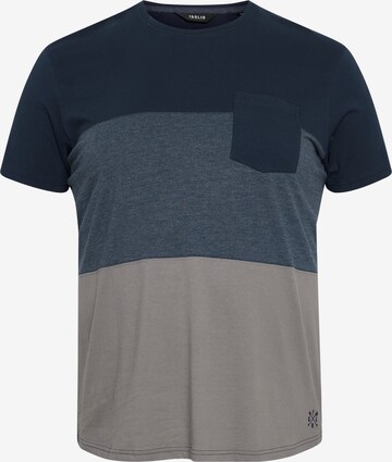 T-Shirt 'Mingo' !Solid en bleu : devant