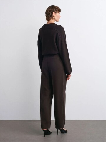 Dilvin Wide leg Pants in Black