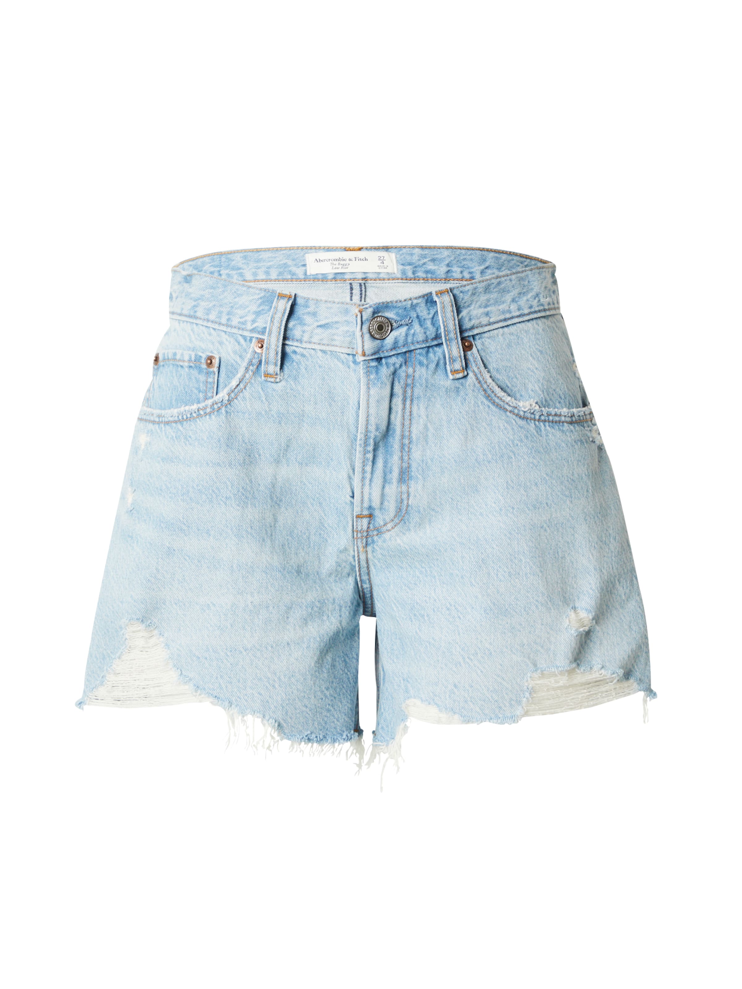 Abercrombie & Fitch Regularen Kavbojke | modra barva: sprednja stran