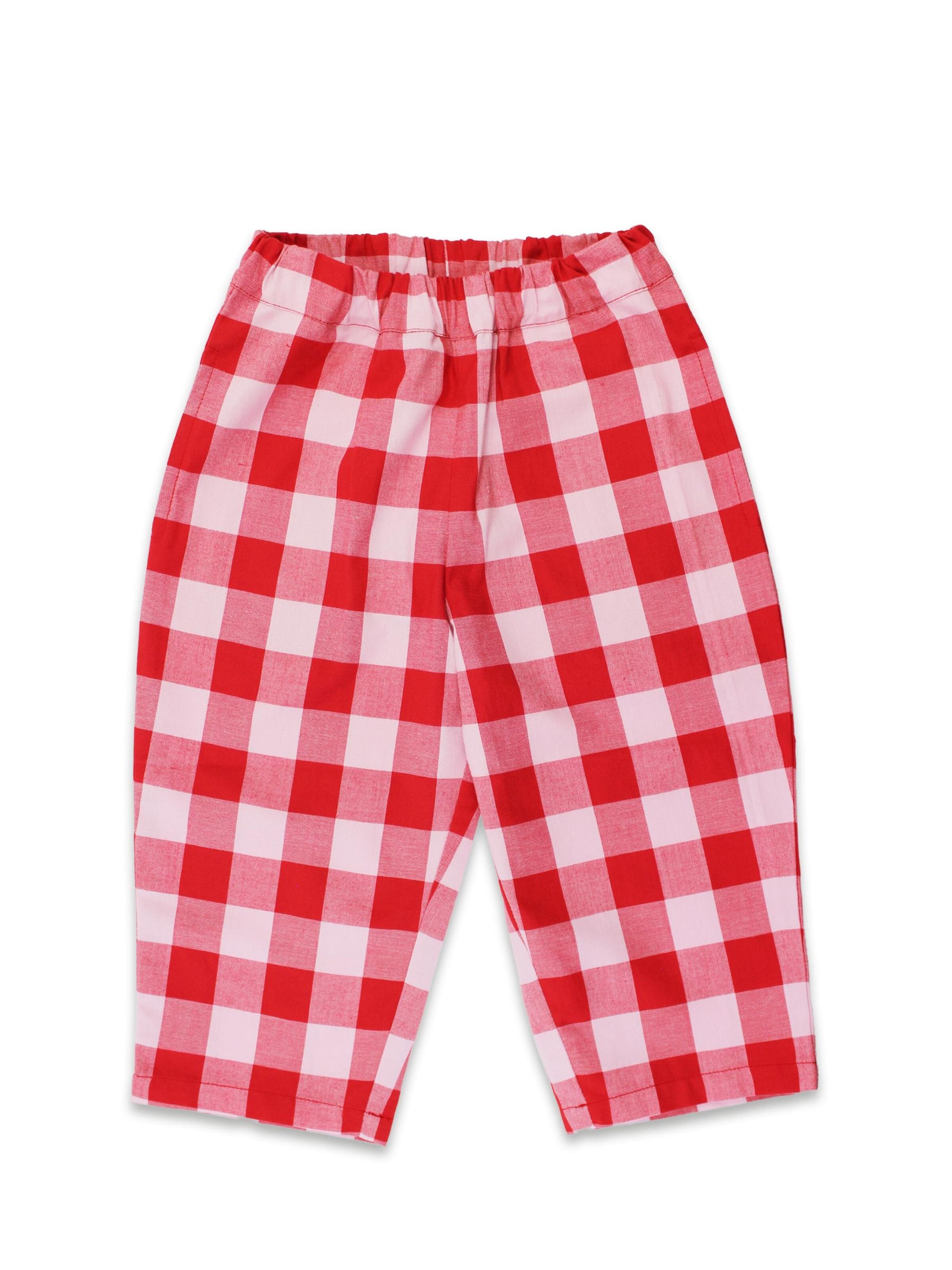 Toby Tiger Regular Pants in Red: front