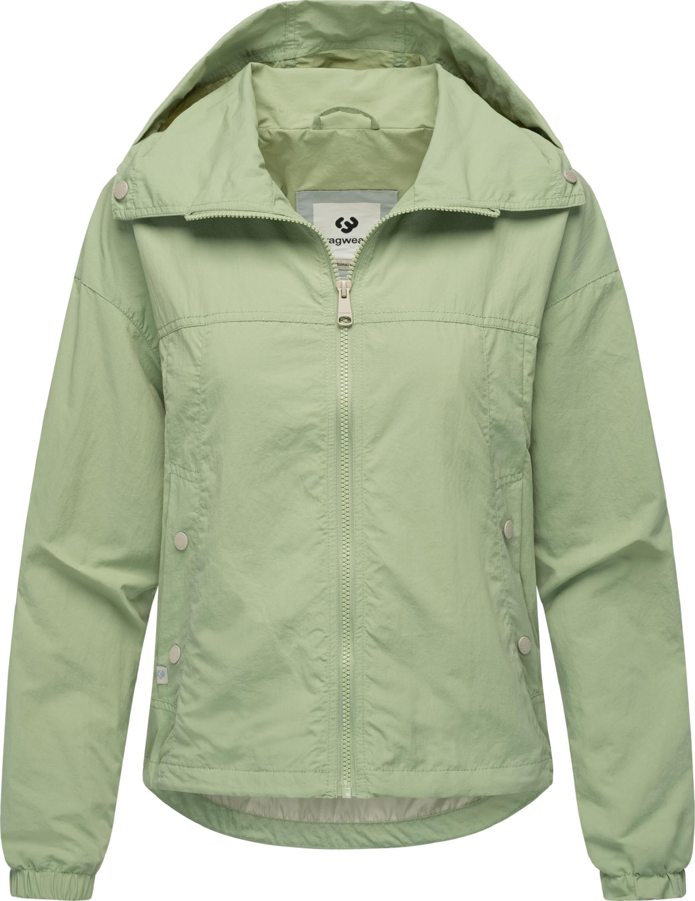 žalia Ragwear Demisezoninė striukė 'Cerys': priekis