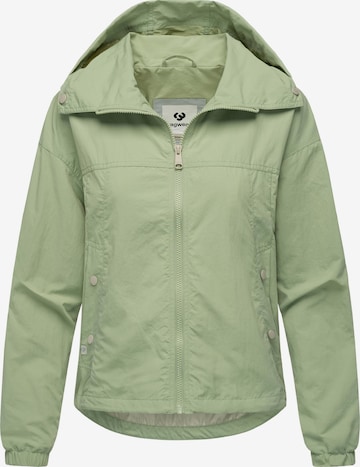 Ragwear Between-season jacket 'Cerys' in Green: front
