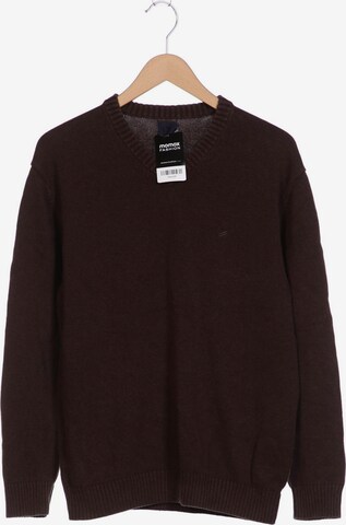 HECHTER PARIS Sweater & Cardigan in L in Brown: front
