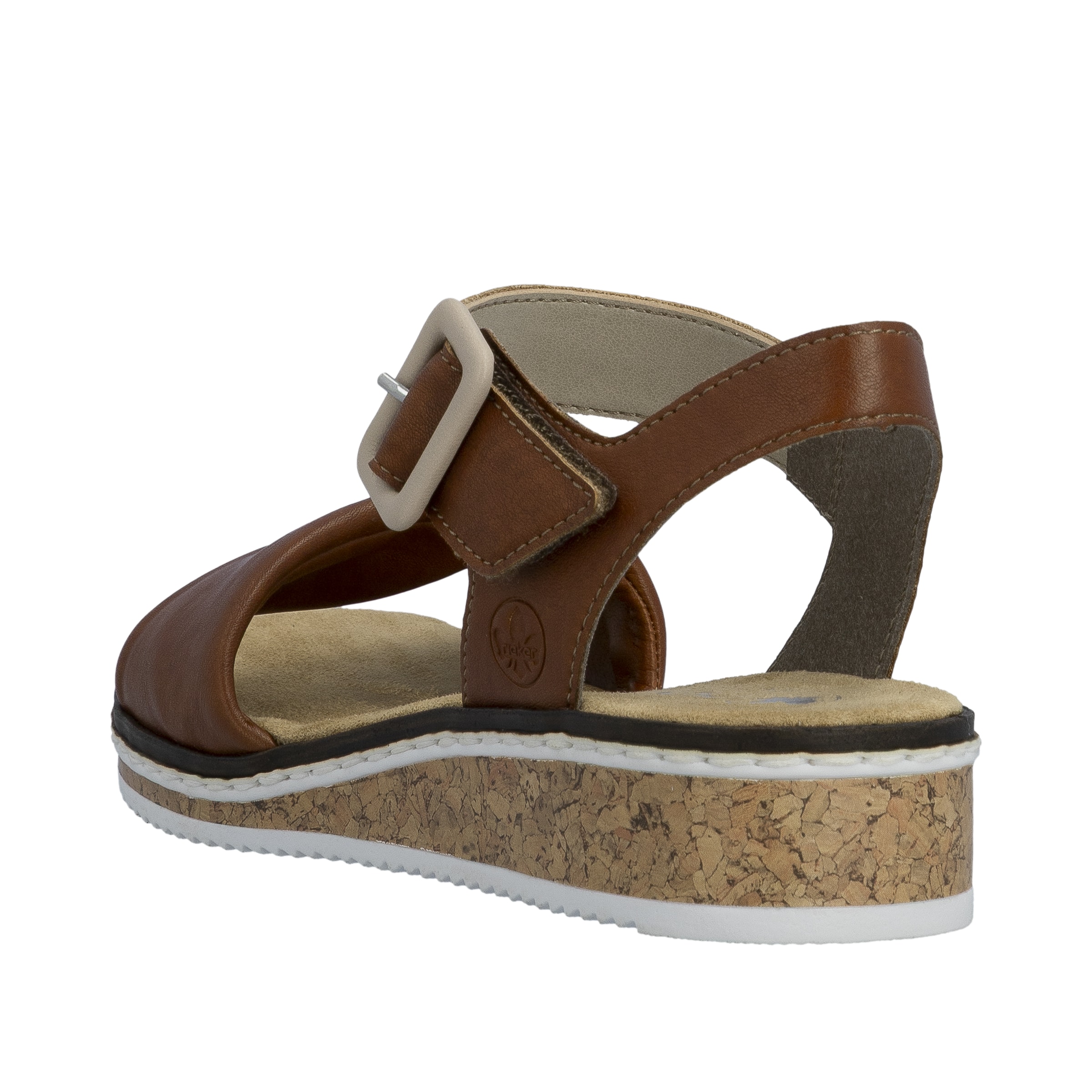 Rieker Strap Sandals in Brown
