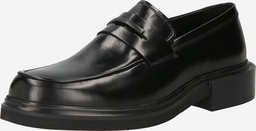 Calvin Klein - Zapatillas 'Hardware' en negro: frente