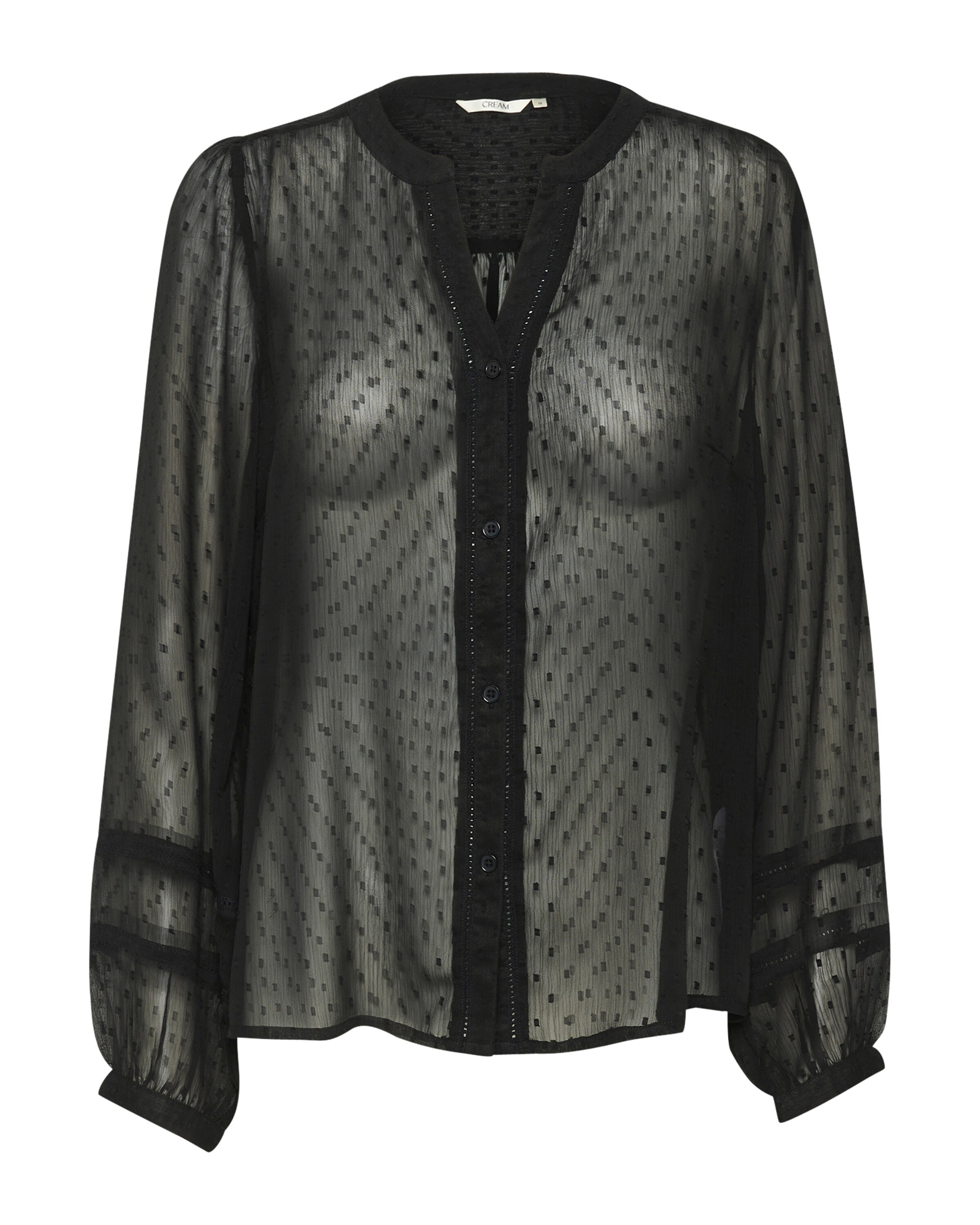 juoda Cream Palaidinė 'CR Dotti': priekis