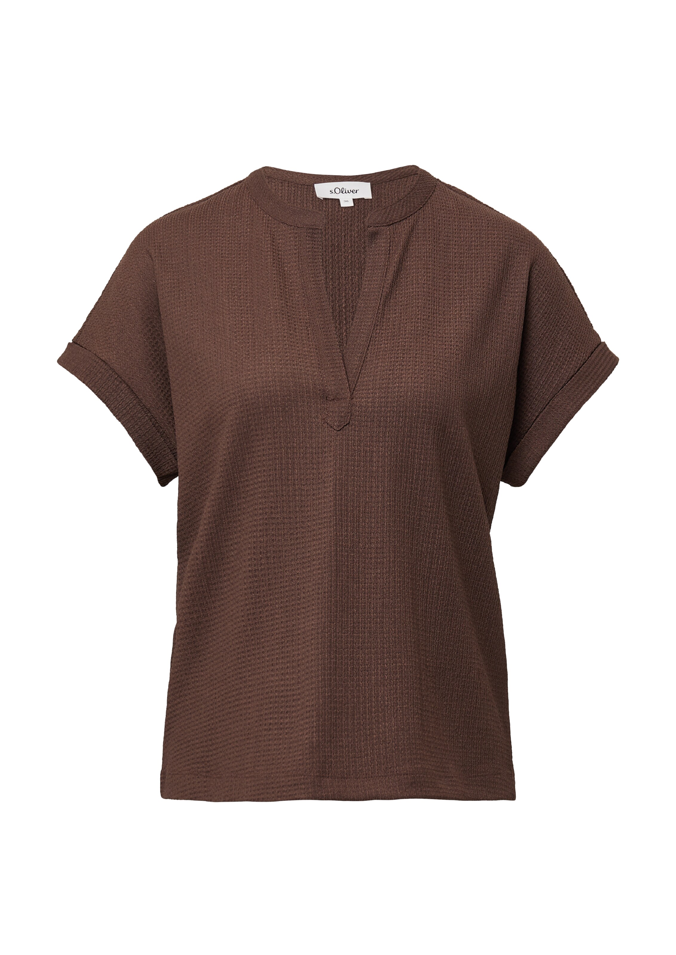 Chemisier s.Oliver en marron : devant