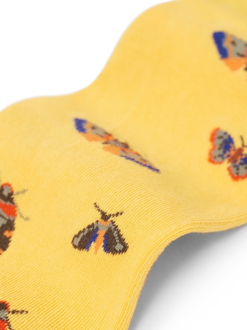 Von Jungfeld Socks 'Signature Icons' in Yellow