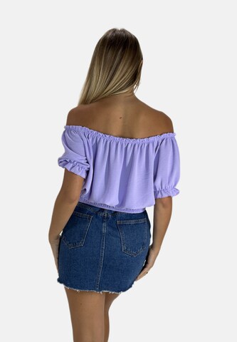 Camicia da donna di Elara in lilla