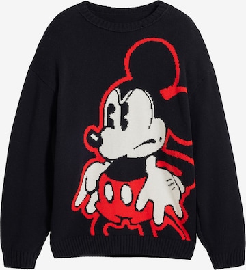 juoda Desigual Megztinis be užsegimo: priekis