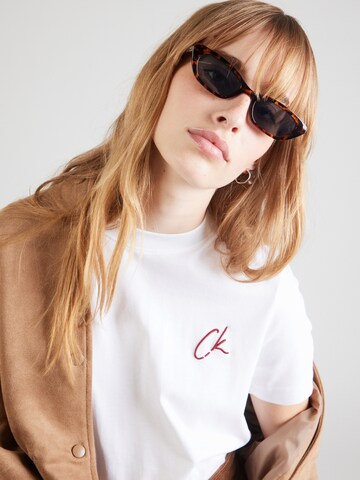 T-shirt Calvin Klein Jeans en blanc