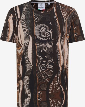 Carlo Colucci Shirt 'De Pretis' in Brown: front