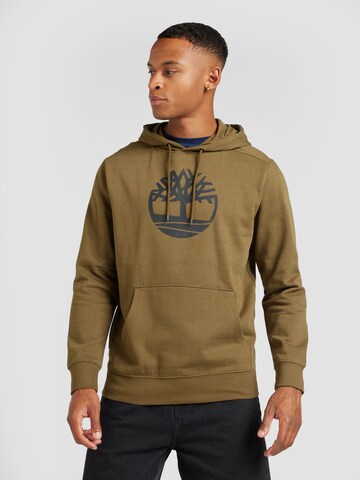 TIMBERLAND - Sweatshirt em verde: frente