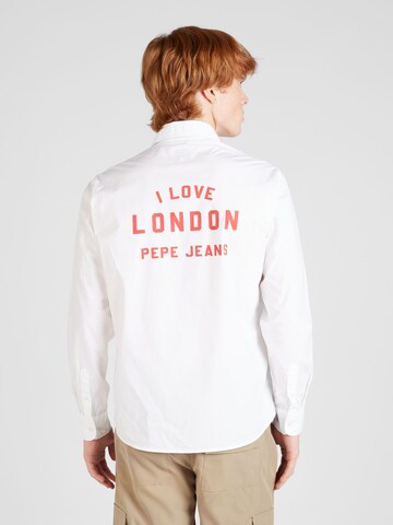 balts Pepe Jeans Standarta piegriezums Krekls