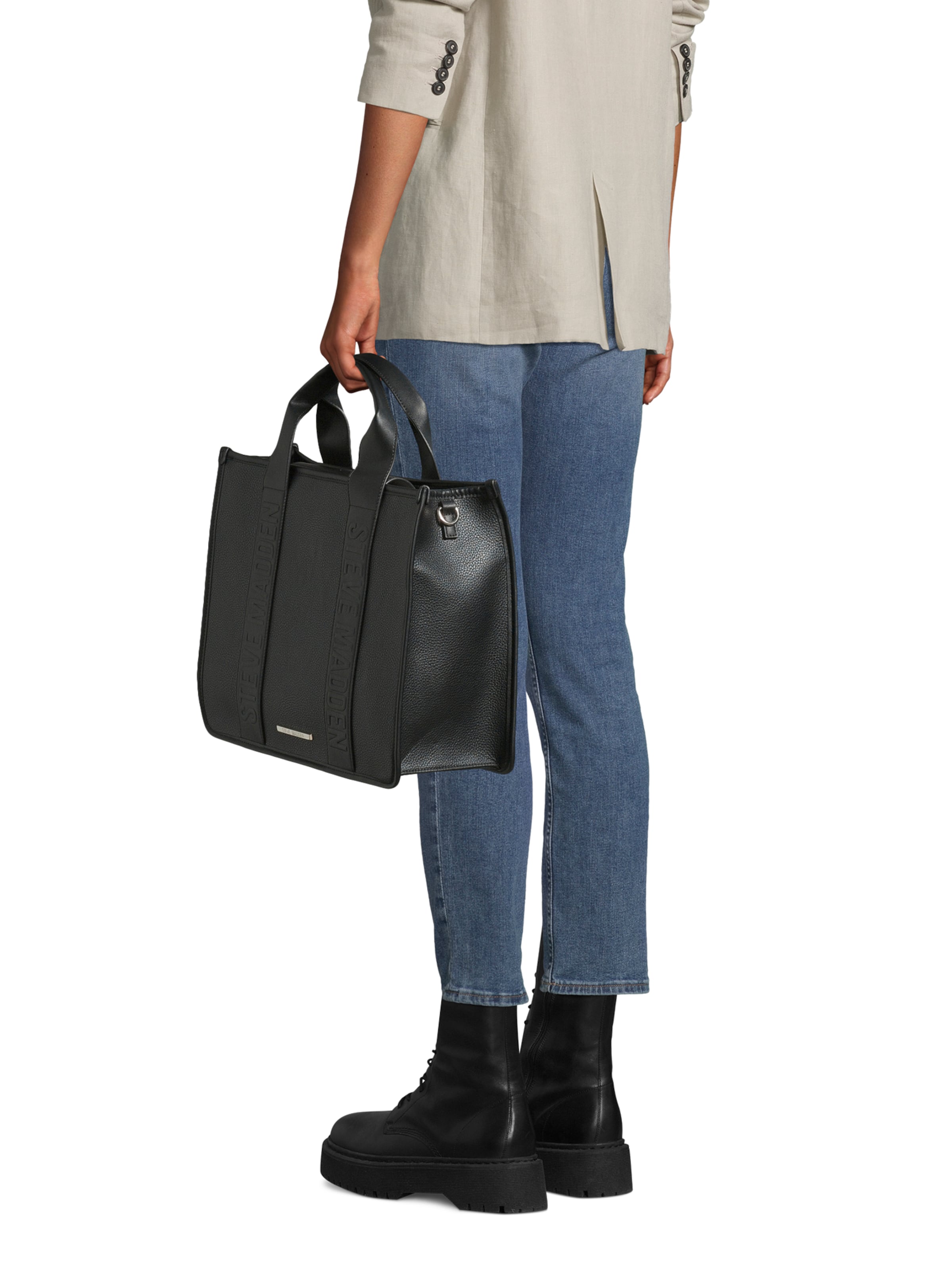 STEVE MADDEN Handtas 'Bwebber-EL' in Zwart