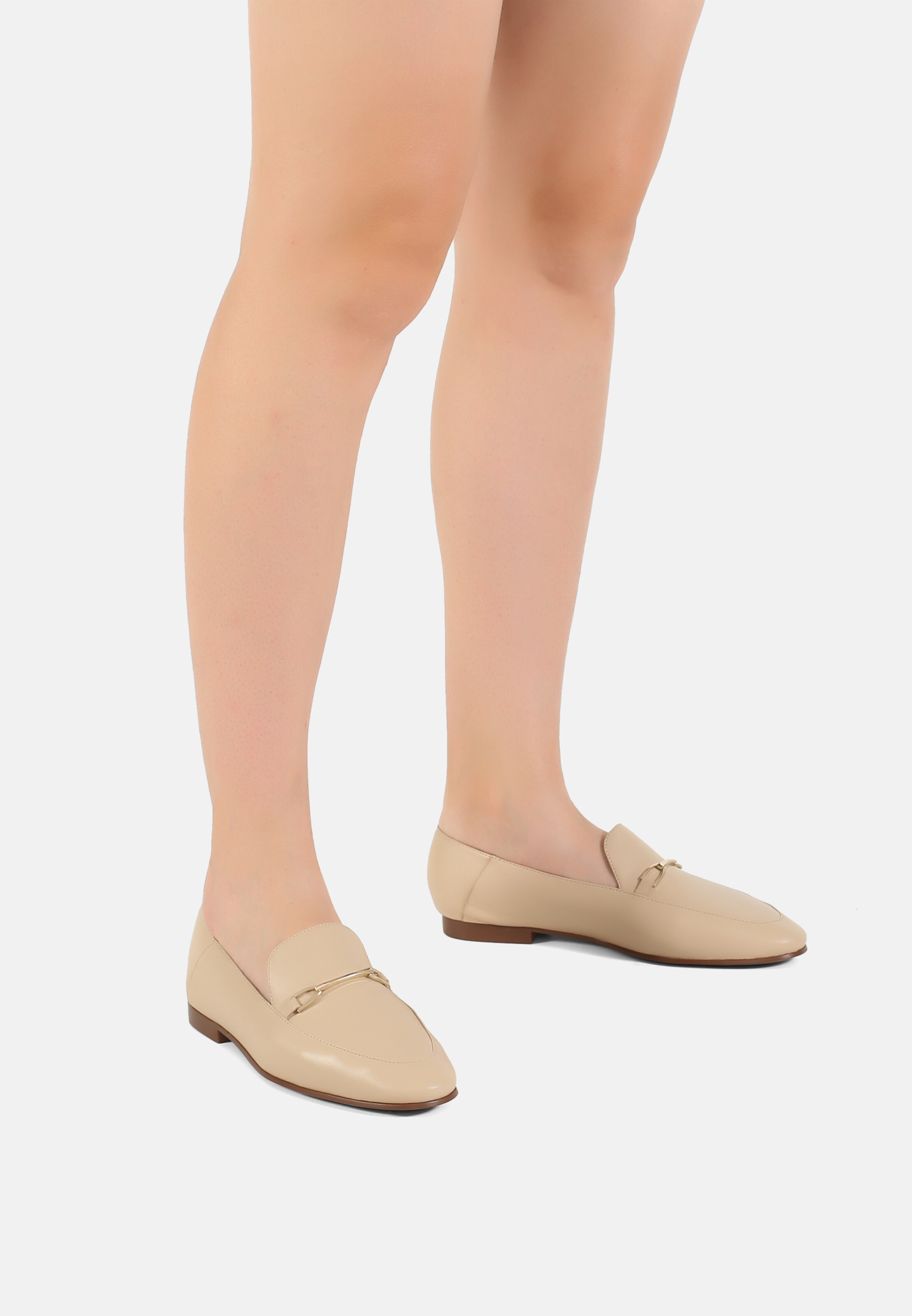 Frauen Halbschuhe Ekonika Loafer in Beige - ZJ44403 Frauen Halbschuhe Ekonika Loafer in Beige - ZJ44403