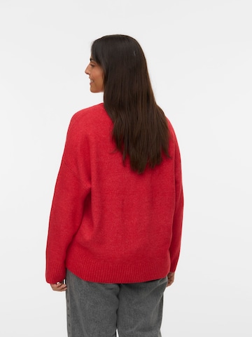 Vero Moda Curve Pullover 'VMCBoom' in Rot