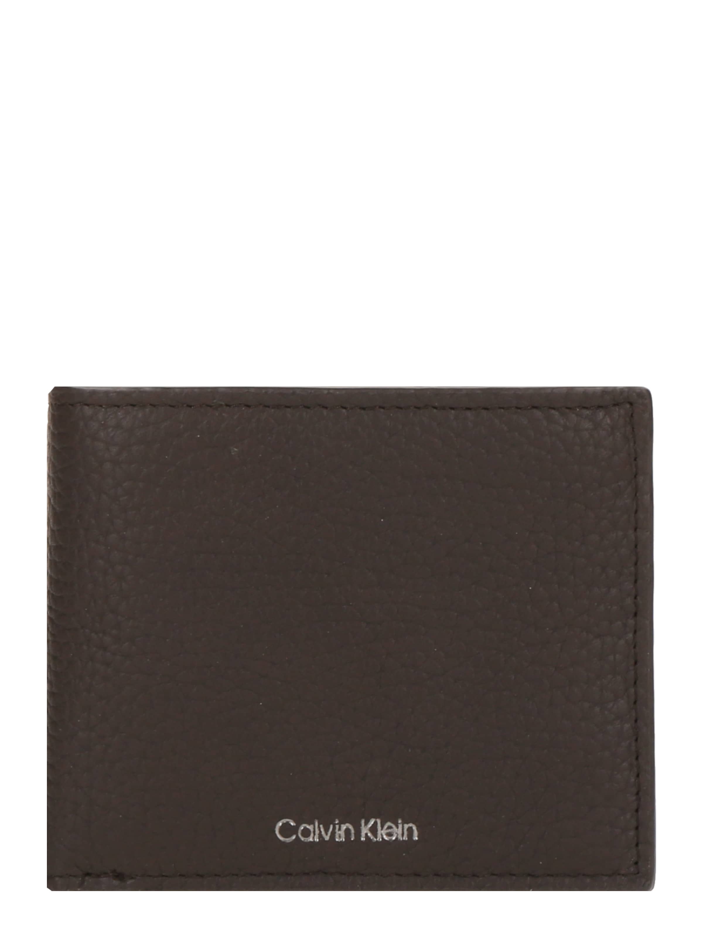 Calvin Klein Wallet in Brown: front