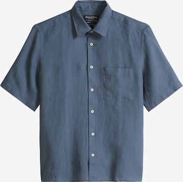 Marc O'Polo Button Up Shirt in Blue: front
