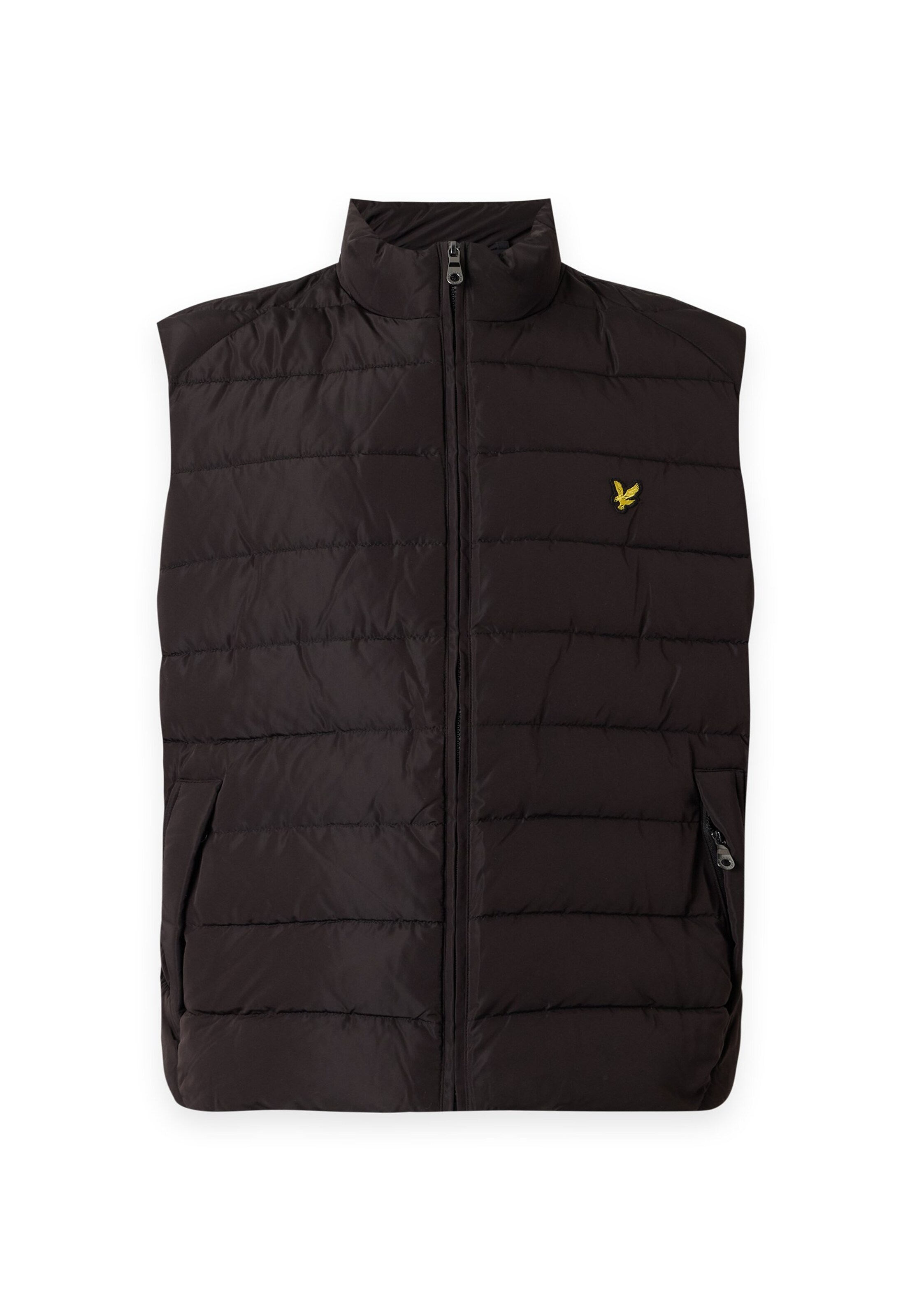 Gilet Lyle & Scott Big&Tall en noir : devant