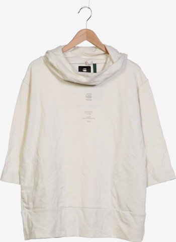 G-Star RAW Sweatshirt & Zip-Up Hoodie in S in White: front